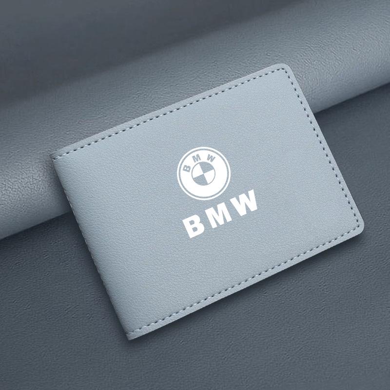 Ultra-Thin Car Driver License Bag ID Card Leather Cover For BMW X1 X2 X3 X5 X4 X6 X7 G30 G20 G32 G11 G12 F40 F30 F20 F10 F34 F07 msvc59