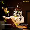 MOC Owl Doctor Magic Book with Lights Building Blocks Bricks Animal Models Boys Assembly Toys Kid DIY Home Desk Decor