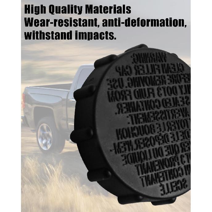 Brake Master Cylinder Fluid Reservoir Cap Fit for Ford Expedition Excursion Lincoln Navigator F-150 F-250 GT E-150 E-250 E-350, Replace F88Z-2162-AA
