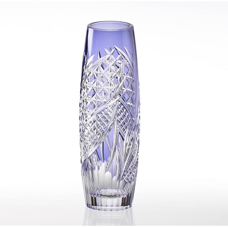 Kagami Crystal Single Flower Honokaze Vase, F663-2992-CMP