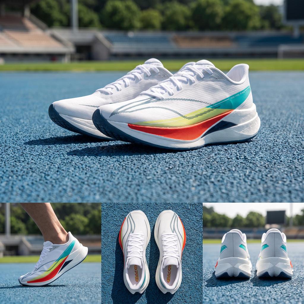 Li Ning Red Rabbit 9 Pro Running Shoes Men sneakers Standard-White Spirit-Blue ARPW001-42