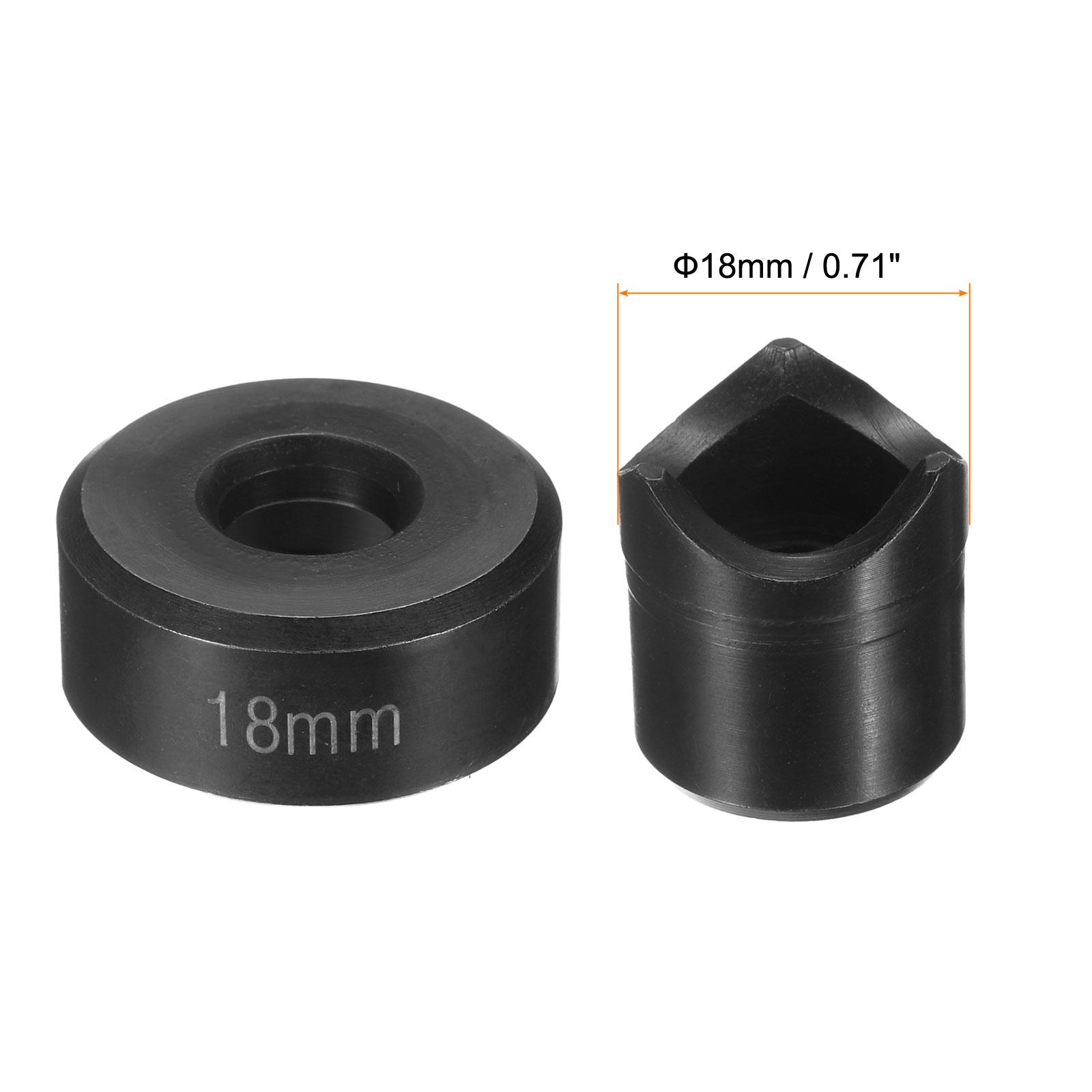 

18mm-50mm Sheet Metal Punch Hole Punch Bearing Steel Precise Cutting Manual Knockout Punch Kit for Metal Steel Plate Sink
