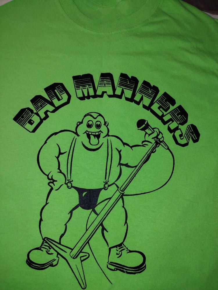 Bad Manners Music For Lovers Green T-Shirt Cotton Full Size Unisex T-Shirt M