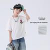 Boys' Summer Cotton Blend Short Sleeve T-shirt