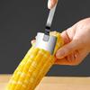Set of 2 Stainless Steel Corn Peeler Practical Corn Cobs Remover Innovative Corns Processing Tool Kitchen Utensils