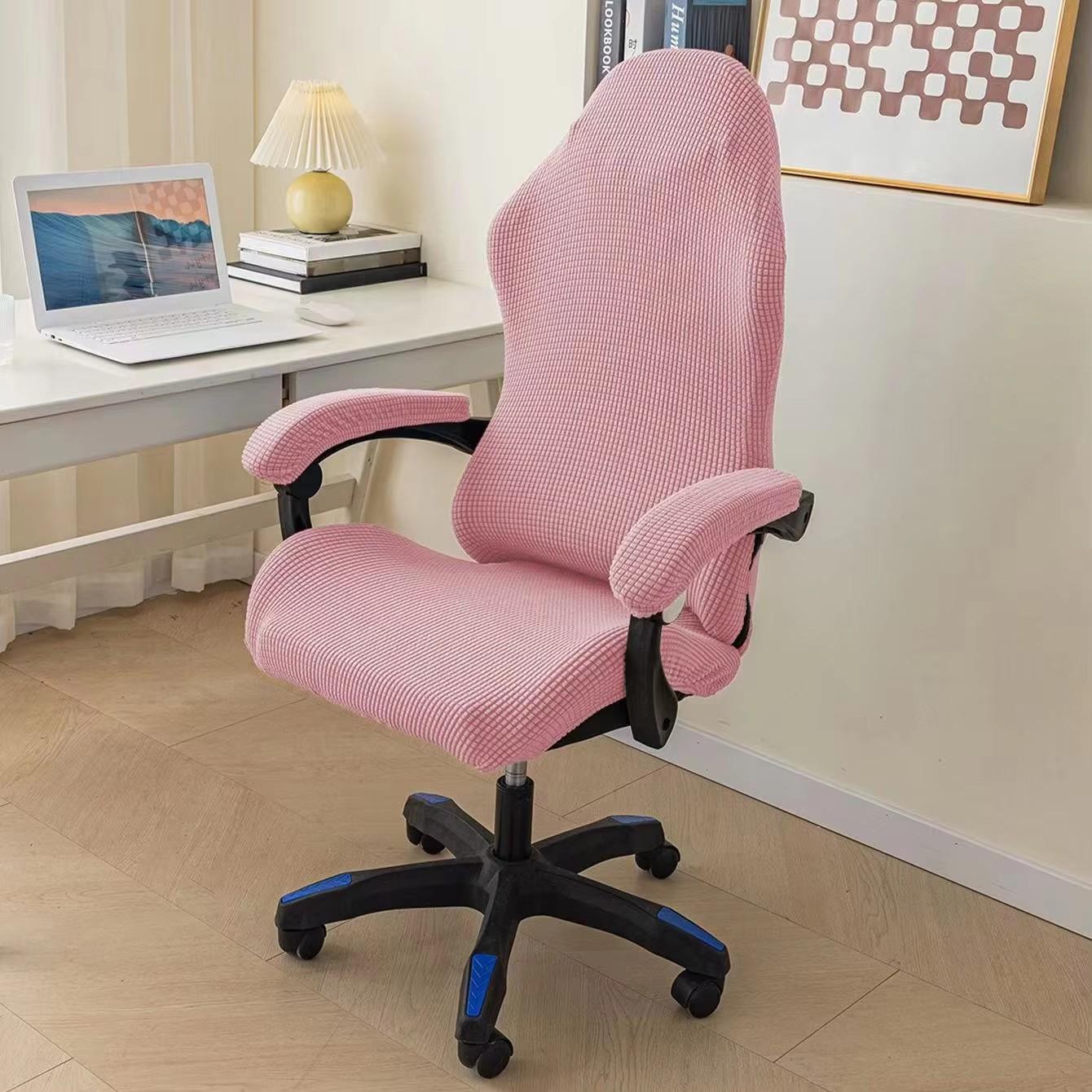 

4Pcs/set Corn Velvet Office Gaming Chair Covers Esports Office Computer Game Chair Covers Home Chair Covers