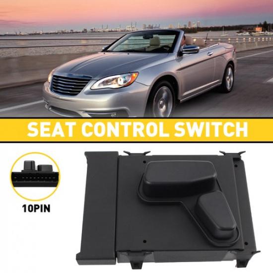 Driver 10PIN Power Seat Switch 56049433AE fits 2005-19 Jeep Grand Cherokee Front