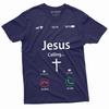 Jesus Calling Accept Decline Phone Menu Tee Shirt Church Christian Gifts Tee