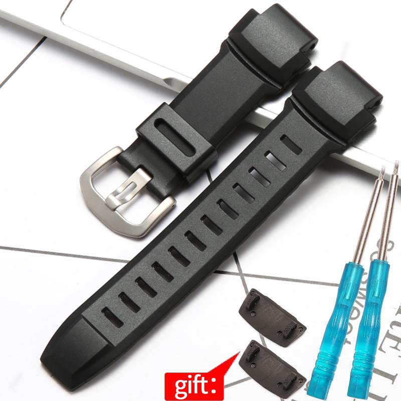 Příslušenství k hodinkám Pro Casio Protrek PRG 260 500 510 250 PRW-3500 2500 5100 Pánský Řemínek Náramek Voděodolný Pryskyřice Guma Řemínek k hodinkám