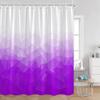 Abstract Geometric Shower Curtain Gradient Colorful Pattern Fashion Bathroom Decorations Modern Polyester Fabric Bath Curtains