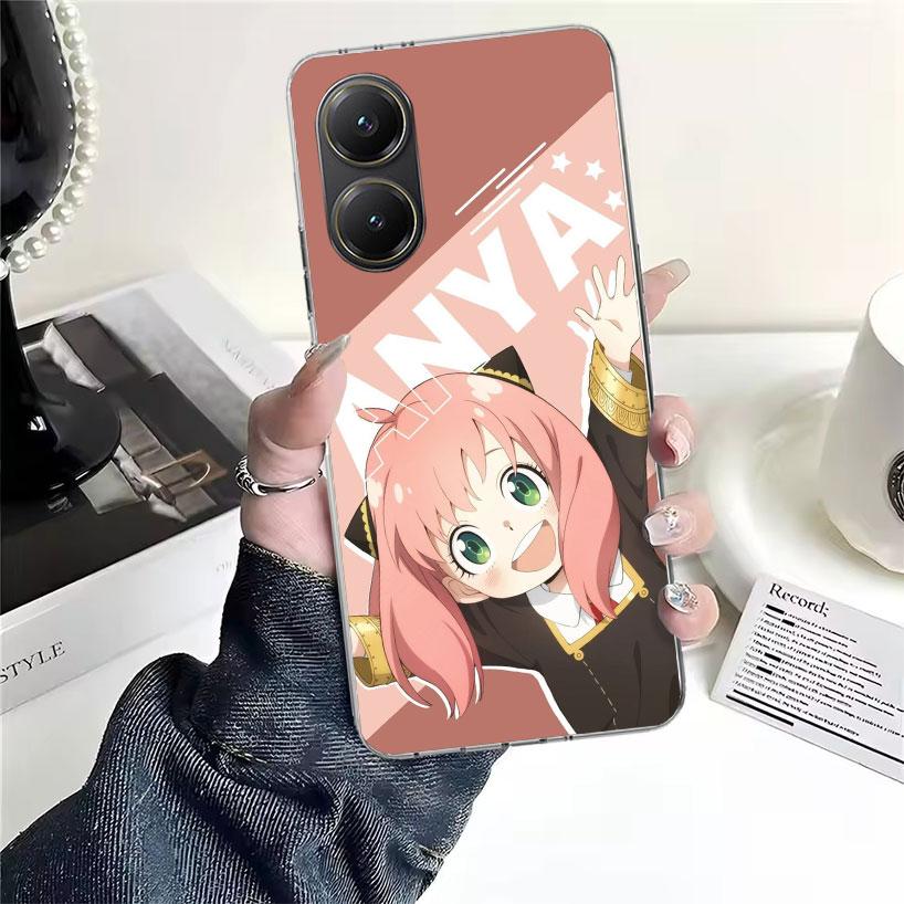S-Spy Family Anya Soft Phone Case For Xiaomi Redmi 15C 15 13C 13 Poco X5 X6 X7 F7 Ultra M7 12C 12 10 10C 9C 9A 9T 9 Fundas Poco