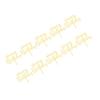 10pcs Acrylic Acrylic Cake Topper Flag Style Gold Insert Card Flag Script Lettering Long Insert Stick Birthday Cake Decorations