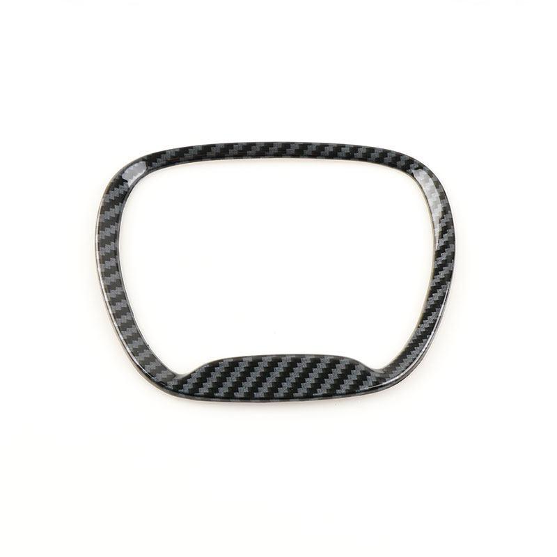 ABS Carbon Fiber Texture For Dodge Challenger Durango Charger 2015- Jeep 4pcs Car Interior Steering Wheel Panel Cover Trim