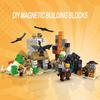 Kbox Mini Magnetic Building Blocks Set: STEM Toys with Multiple Mini World Scenes - ABS Magnetic Cubes As Holiday Gifts