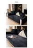 Thickened Non-Slip Flannel Sofa Cushion: High-End, Warm Full-Cover Design