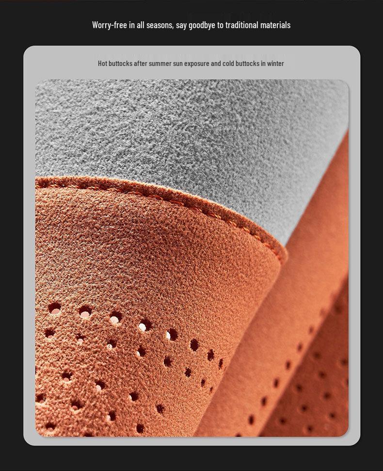 BYD Han Champion Edition Suede Seat Cushion: All-Season, Half-Pack, Ventilated Cover