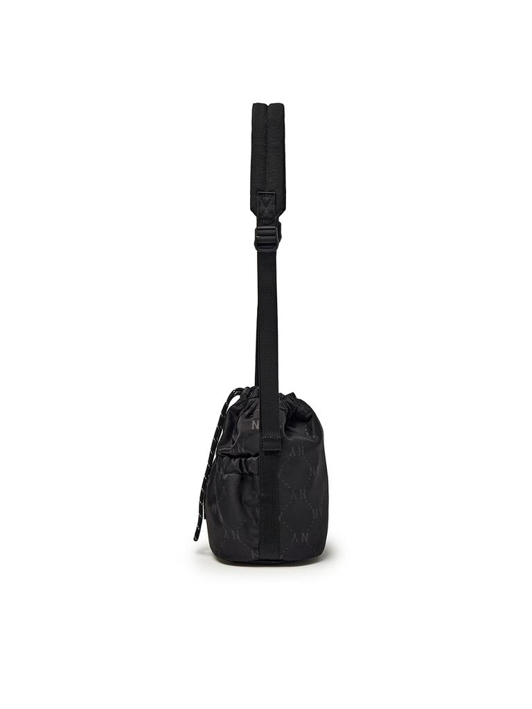 Mlb Diamond Monogram Sportive Mini Crossbody Bag Ny (Black)