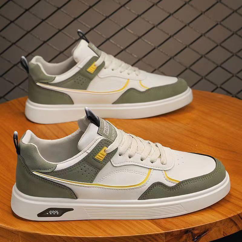 

Men s shoes 2025 new breathable sports board shoes trendy versatile little white shoes men s lightweight low-top casual trendy shoes 39