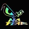 G139 20X16CM Die-Cut Vinyl Decal Eye No Fear Car Sticker Waterproof Auto Decors On Car Body Bumper Rear Window
