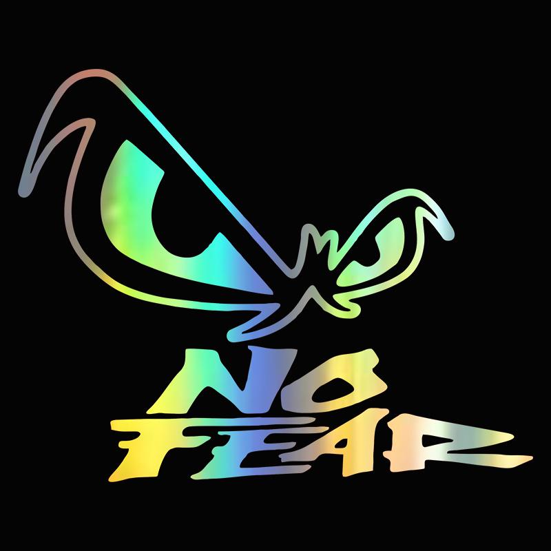 G139 20X16CM Die-Cut Vinyl Decal Eye No Fear Car Sticker Waterproof Auto Decors On Car Body Bumper Rear Window
