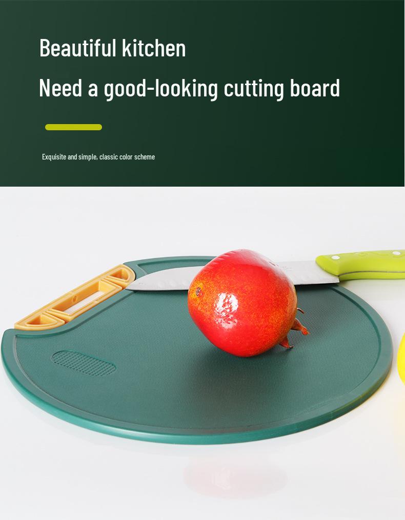 Anti-Mold Rotatable Plastic Cutting Board with Stand