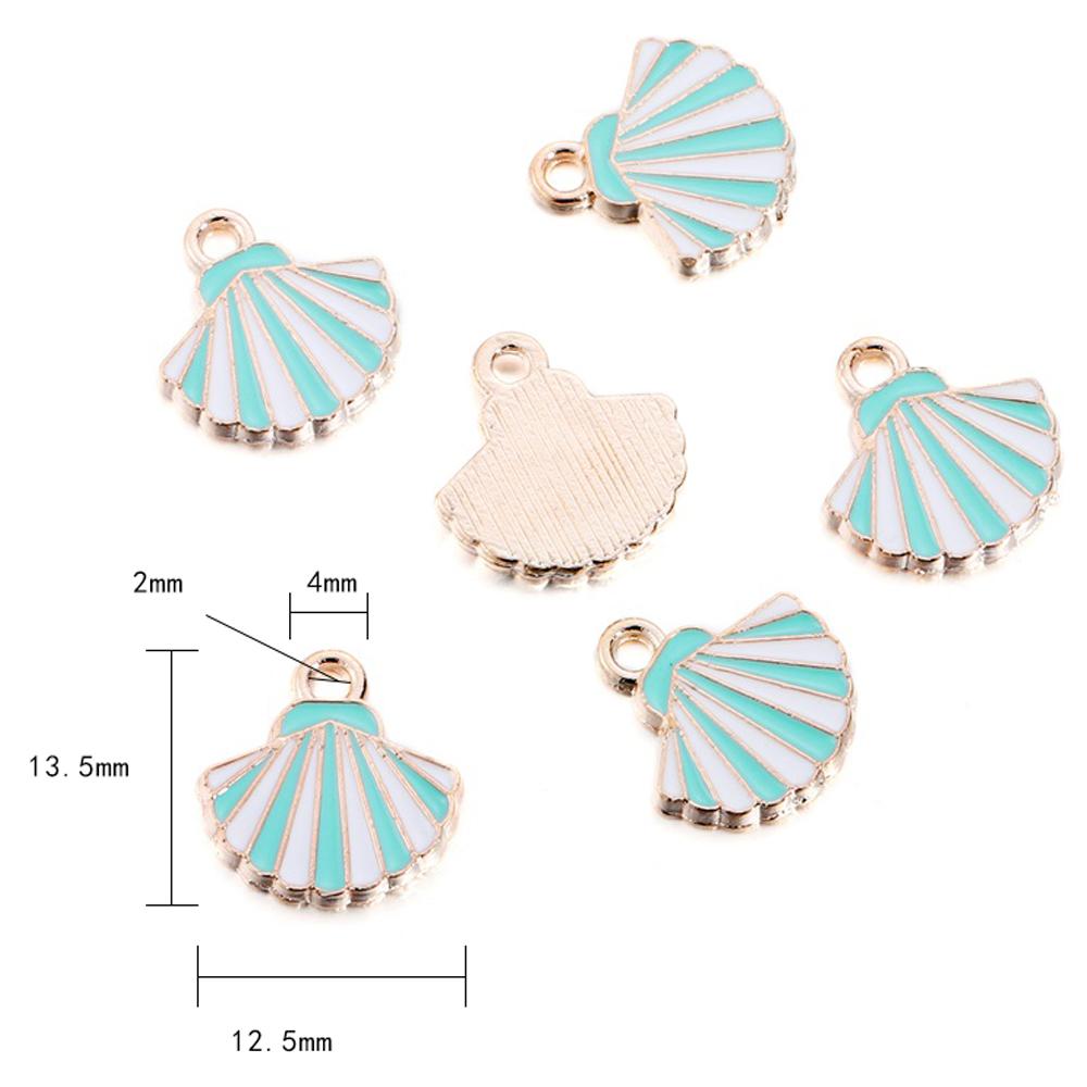 10 sztuk/partia słodkie kreskówki niebieskie breloki ocean gwiazda wisiorek urok rzemiosło dla naszyjnik bransoletka DIY biżuteria akcesoria do tworzenia