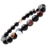 Eye Agate Power Natural Prayer Inner Circumference 19cm Bracelet, 8mm, Stone, Stone, Women's/Men's, Beads, Accessory, Approx.