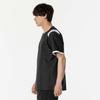 Volleyball wear BASIC Short-sleeved training top V2MEB530 Unisex Black x White M