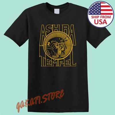 Ash Ra Ashra Tempel Uomo Nero Taglia S-5XL