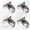 3Pcs Bird Feeder Food Holder Rustprof Fruit Vegetable Feeding Clip for Small Animal Bird Cage Food Dispenser