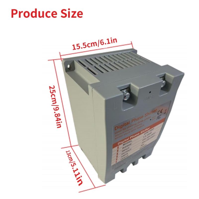 Industrial 15A Digital Phase Shifters for Converting Single Phase To Three Phase In Residential & Commercial Setting 