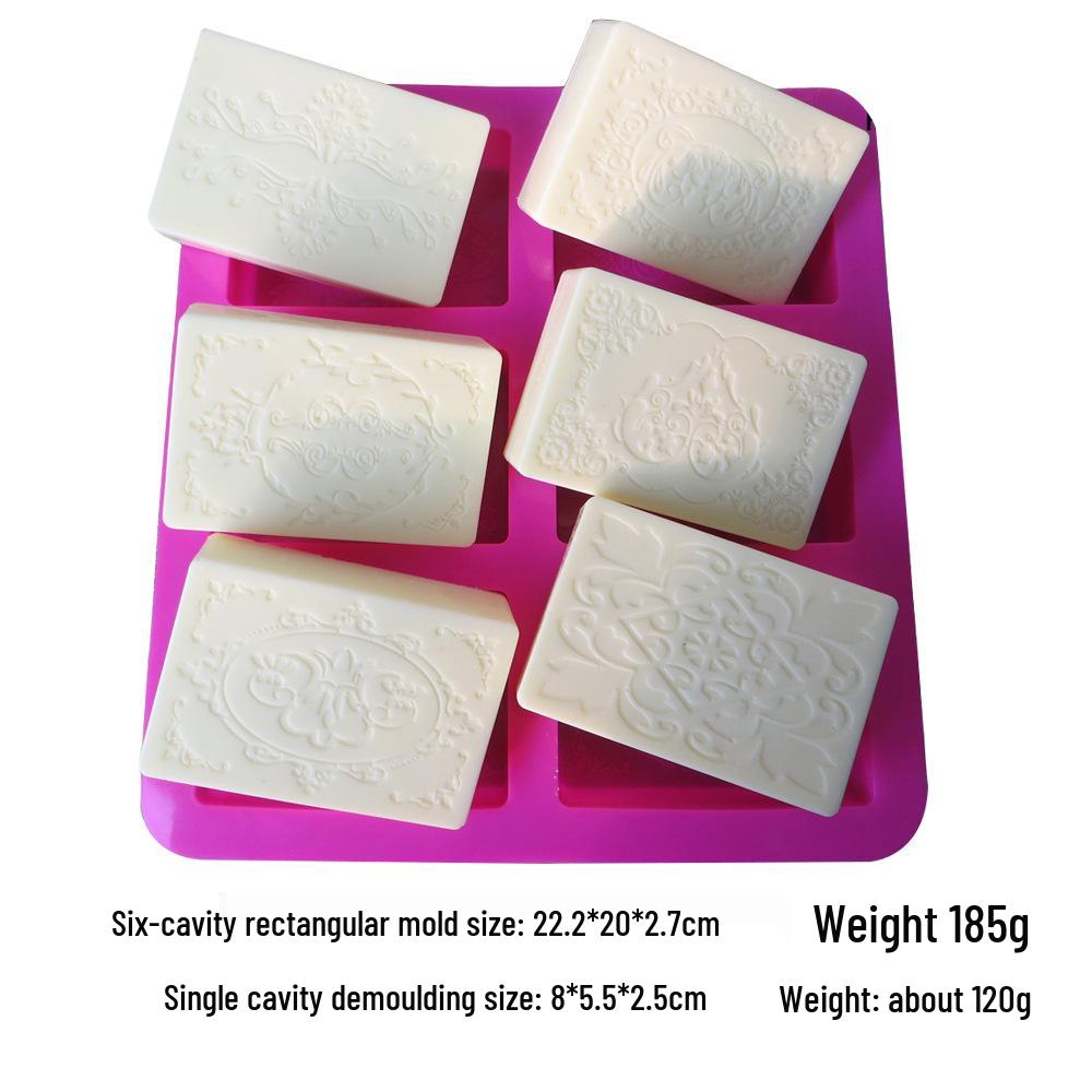 Handmade Silicone Square Soap & Cake Mold – High-Temp Resistant, Easy Release