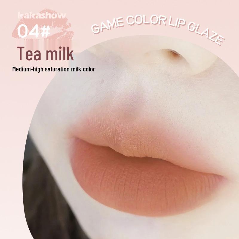 

Kakshow Game Color Lip Glaze Velvet Matte Lipstick - Long-lasting, Non-transfer, Whitening Effect. 2g