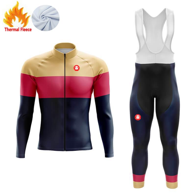 Winter Fleece Ciclismo Cycling Jersey Ropa Bicicleta Hombre Mtb Bekleidung Herren Fietskleding Heren  2026 Winter Warm Cycling Clothing Set
