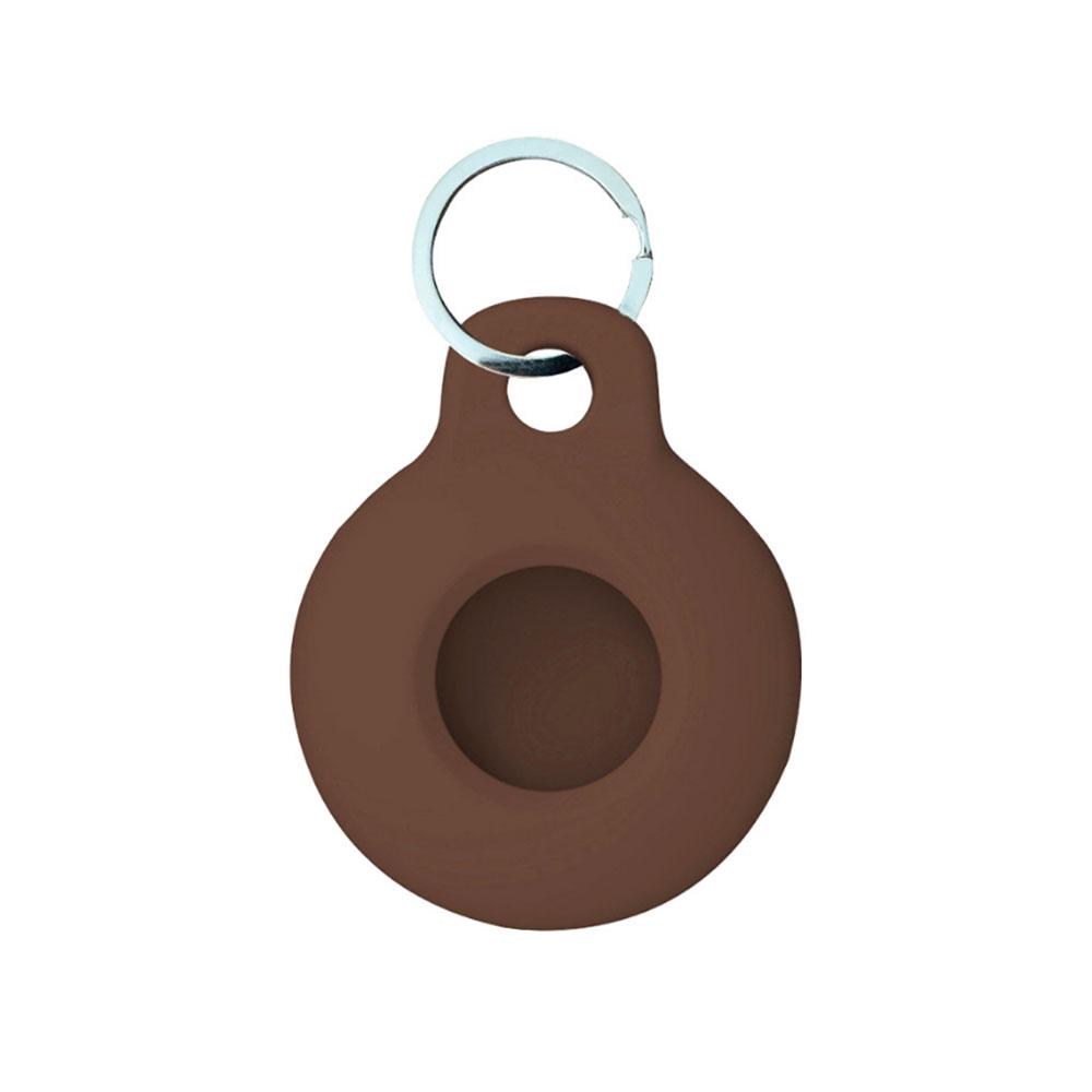 Silicone World AirTags Silicone Case Portable Anti-lost Protective Sleeve For Apple Airtag Hangable Keychain Locator Tracker