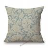 Uk William Morris Chrysanthemum Pattern Classic Floral Design Elegant Sofa Decorative Cotton Linen Pillow Case Cushion Cover