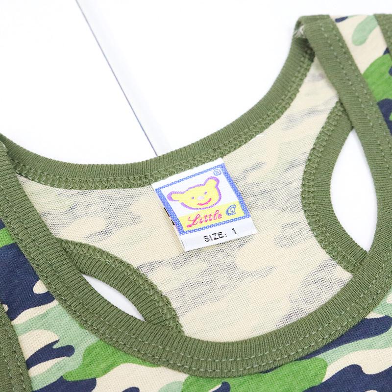 Kid Baby 1-5Years Pure Cotton Shirts+Shorts Newborn Summer Boys 2 Pieces/Set Tank Tops+Underwear Clothing Outfits Vest Suit