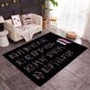 2026 Formula 1 Calendar Themed Anti-Slip Rugs - Polyester Home Decor, Suitable for Bedrooms, Living Rooms, Doorways, Studios, and Decorations