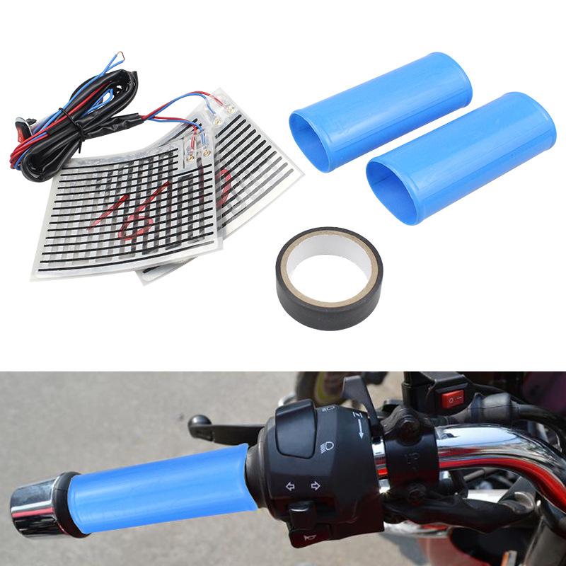 12V Motorcycle Electric Vehicle Electric Heating Handle Gloves, Off-road Vehicle Electric Heating and Cold Protection Handle Cover