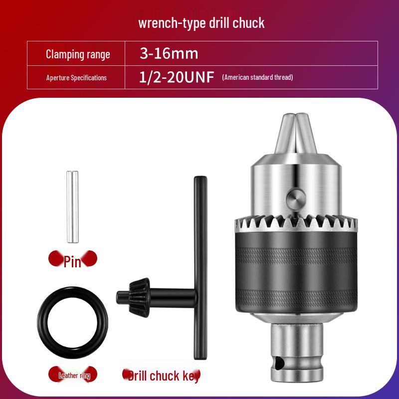 Multi-Functional Electric Wrench Conversion Kit with Air Impact Socket and Drill Chuck Adapter