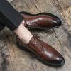 Herren Brogues Derbys Formelle Business Lederschuhe Herren Retro Stil Smoking Hochzeit Klassische Kleiderschuhe Übergröße