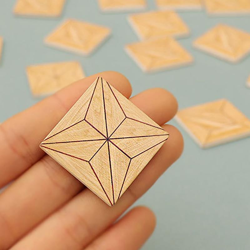 5Pcs/Set Miniatures Dollhouse Floor Sticker Floor Tiles Wallpaper Doll Model Kitchen Bathroom Diy Decoration