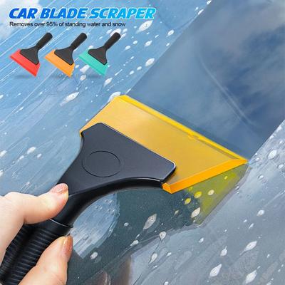 Plastic Scraper Squeegee Tint Tool Glass Windshield Water Wiper Car Styling Sticker Accessory Window Film Card Squeegee