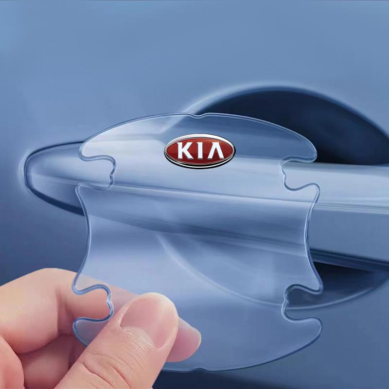 Car Door Handle Bowl Protector Transparent Anti-collision Strip Bumper Sticker For Kia Rio Ceed Sportage Cerato Soul Sorento K2 K5 Flip Car Accessorie