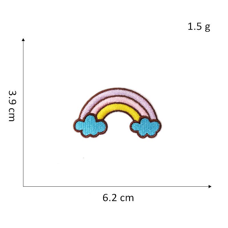 DIY Self-Adhesive Cartoon Planet Embroidery Stickers for Bags, Shoes, and Hats