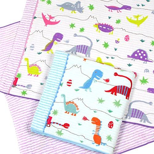 Isso Ecco Imabari Bath Towel Dinosaur PR 0024067PR Purple