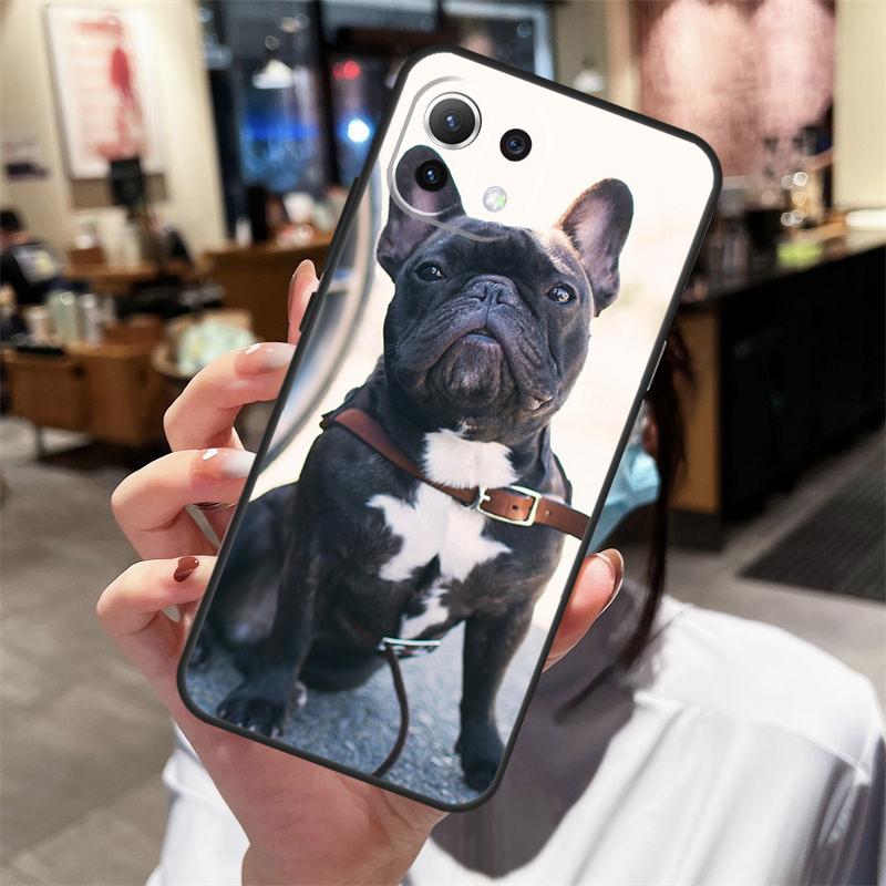 Französische Bulldogge Hund Mops Hülle Für Xiaomi 17 Pro Max 14 15 Ultra 13T 14T 15T Pro POCO X7 Pro X3 X5 X6 F5 F6 F7 Abdeckung