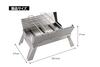 Captain Stag UG-110 Stainless Steel Barbecue Stove, Fireplace, A4-Size, Easy Assembly, with Tripod and Storage Bag