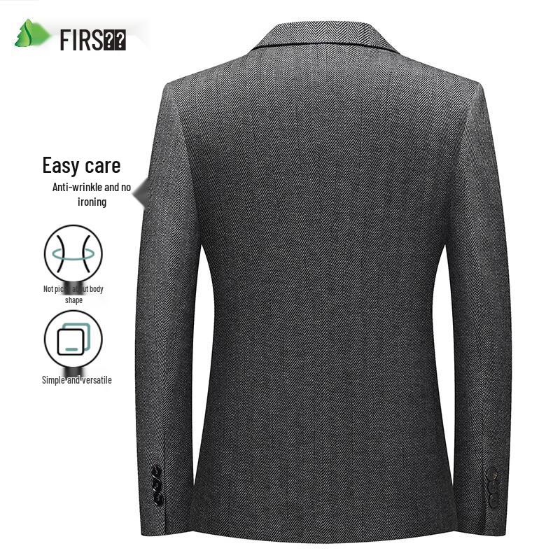 Shanshan Men's Anti-Wrinkle Business Casual Suit Jacket