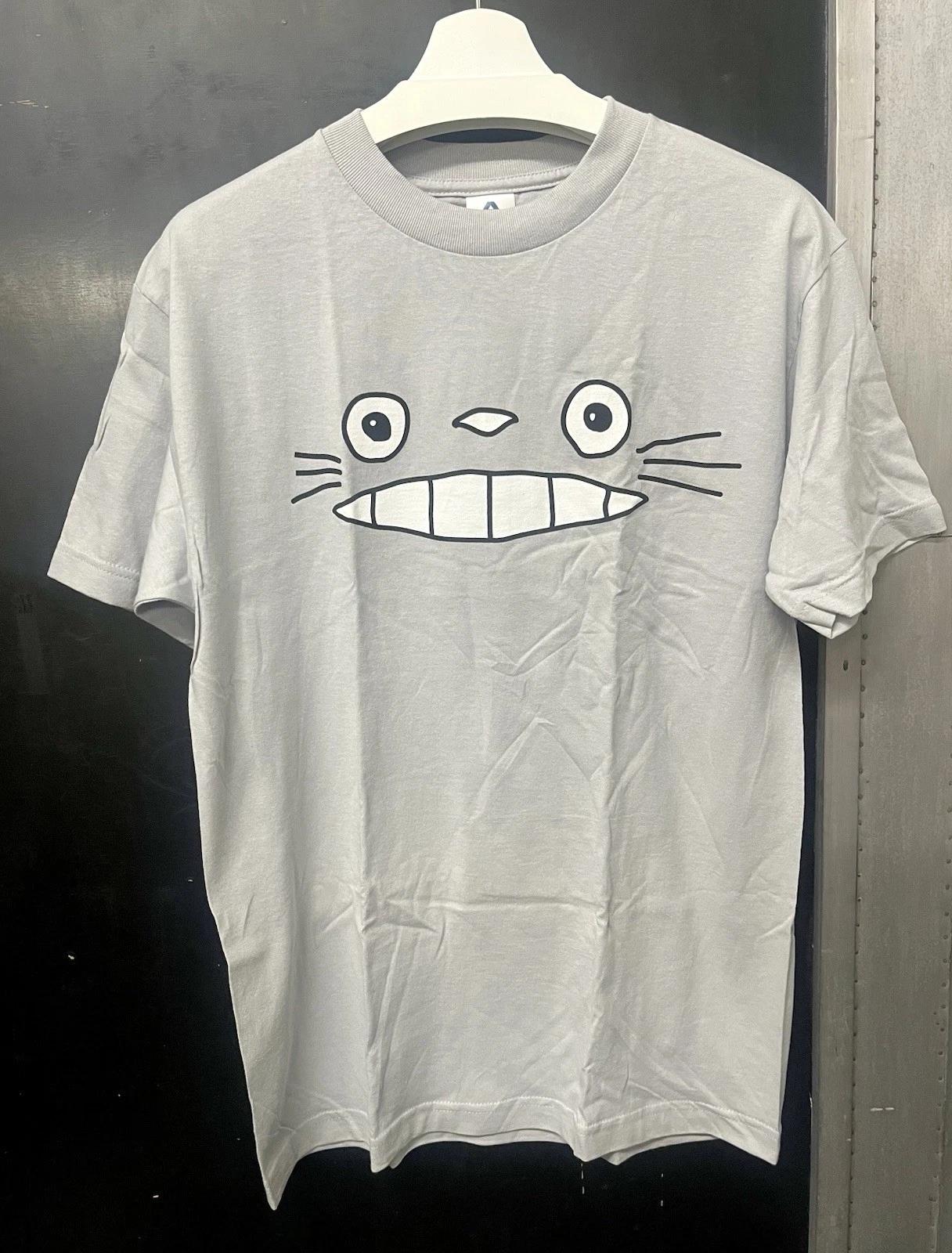 

100% хлопок ТОПЫ УНИСЕКС ФУТБОЛКИ МУЖСКИЕ ЖЕНСКИЕ Футболка с пародией на Тоторо Япония Аниме Лицо Графическая футболка Унисекс Серый Новый 4XL серый